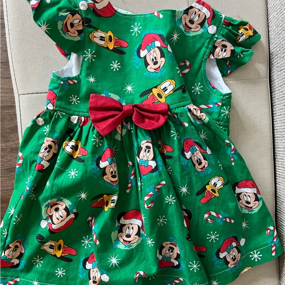 mickey mouse christmas dress Disney Mickey Mouse Holiday Long Sleeve Skater Dress with Pockets
